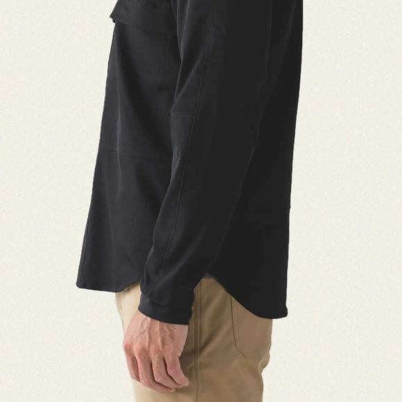 lululemon athletica Black Lightweight Shirt Jacket - Picture 3 of 11